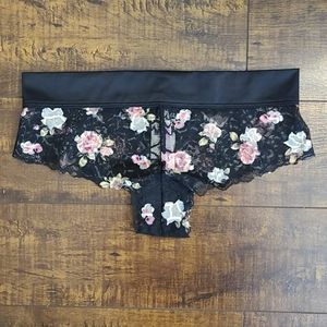 Black Floral Lace Cheekster